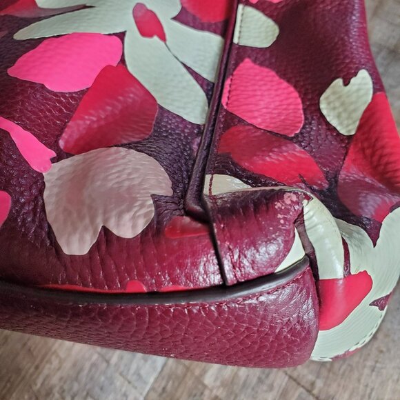 Kate Spade Jackson Forest Floral Pink White Burgundy wkru7017 - Picture 10 of 11